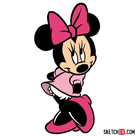 disney drawings minnie mouse|minnie mouse drawing pdf.